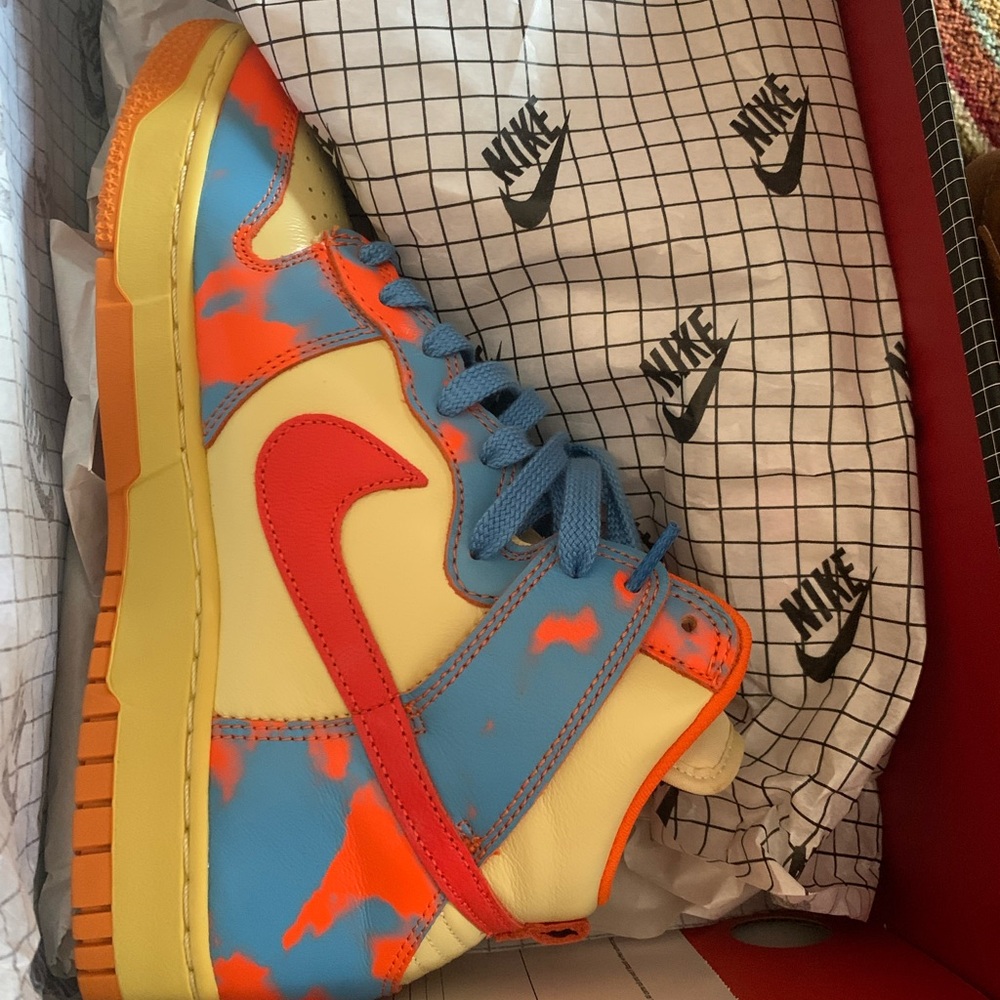 Nike 1985 Orange Acid Dunk High